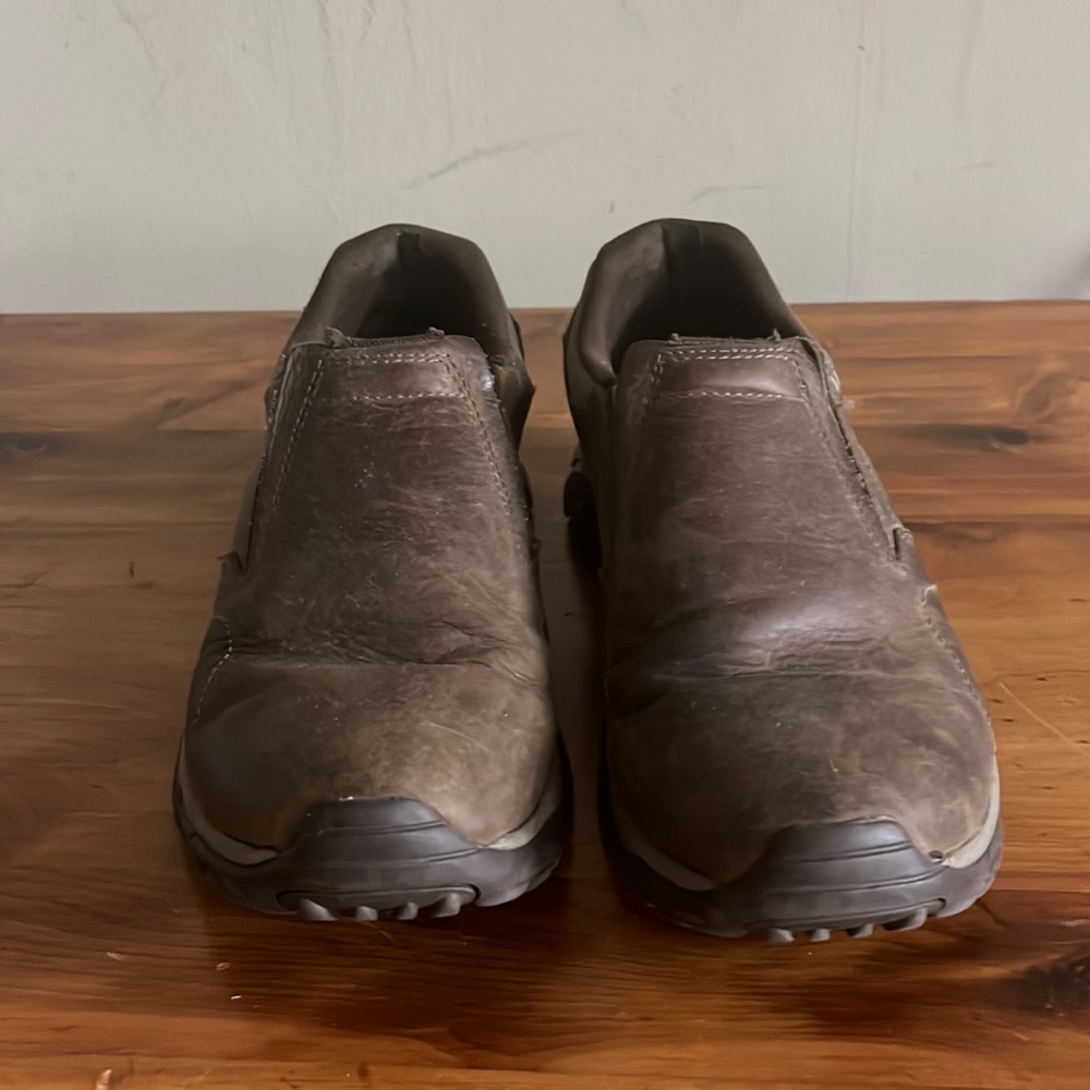 Merrell slip ons.